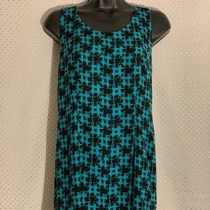 Teal Maxi Spring Dress - Size 3/4